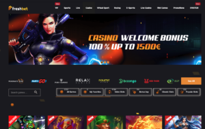 Freshbet Casino Front Page - EU Casinon​